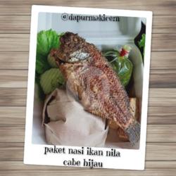 Paket Nasi Ikan Nila Cabe Hijau