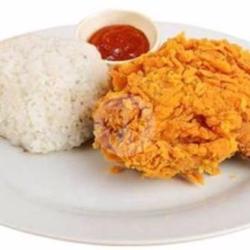 Nasi   Dada Crispy