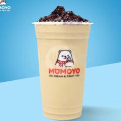 Black Glutinous Rice Milk Tea (p)