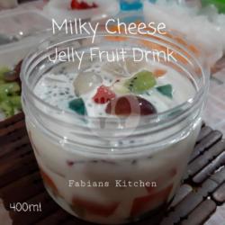 Milky Cheese Jelly Fruit Drink