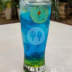 Melon Blue Mocktail