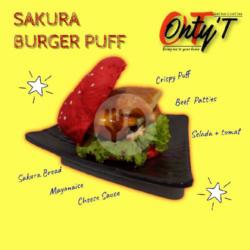 Sakura Burger Puff