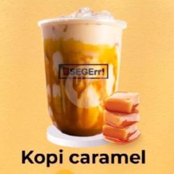 Es Kopi Caramel Ukuran Cup Reguler