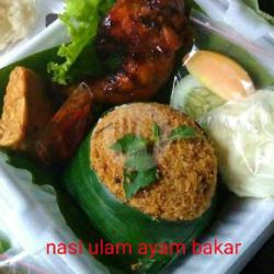 Nasi Ulam Ayam Bakar