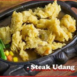 Steak Udang   Nasi