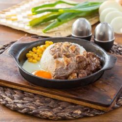 Grilled Beef Sate Rice