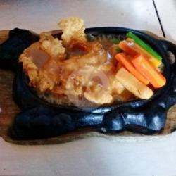 Steak Kulit Ayam Krispy