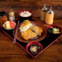 Cheese Chicken Katsu Set