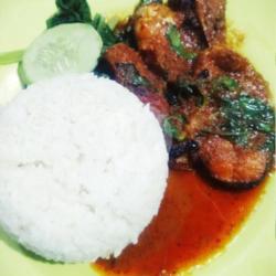 Rica Rica Ikan Patin   Nasi