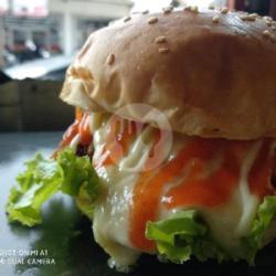 Burger 1 Beef Mozarela   Telor