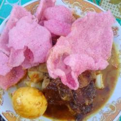 Ketupat Sayur Padang Telor  Rendang Jengkol