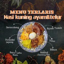 Nasi Kuning Ayam Telur Abon Paru