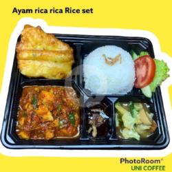 3 Pilihan : Ayam Rica2,lada Hitam,mentega