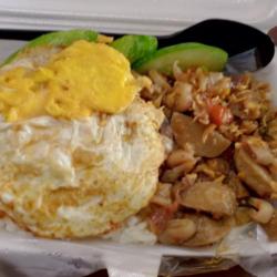 Paket Nasi Bakso Cumi Mercon