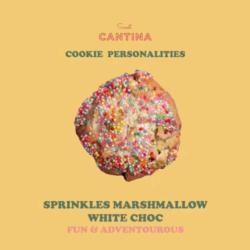 Sprinkles Marshmallow White Choco  Cookie