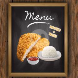 Chicken Katsu   Nasi