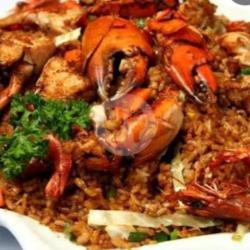 Nasi Goreng Kepiting Dan Udang   Telur