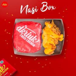 Paket Nasi Box Chicken Saus Keju Sayap / Paha Bawah