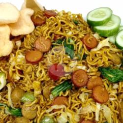 Mie Goreng Kriting Sosis Ayam Suwir