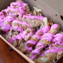 Pisang Goreng Strawberry