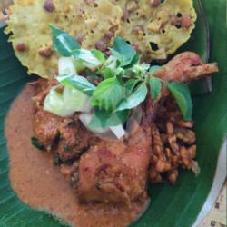 Nasi Pecel   Ayam   Peyek