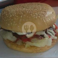 Burger Daging Tipis   Keju Slick