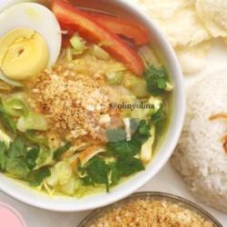 Nasi Soto Ayam Telor