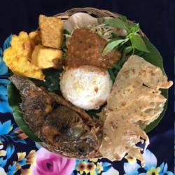 Nasi Pecel   Nila Goreng