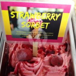 Gelato Strawberry Sorbet ( Vegan ) 80 Gr