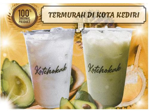 Es Durian Kocok dan Es Alpukat Kocok Kotchokak, Mojoroto/Bandar Lor Kediri