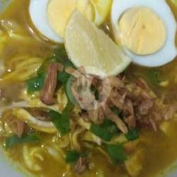 Nasi   Soto   Telur   Kerupuk Aci