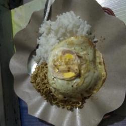 Nasi Mie Telor Kuah