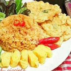 Nasi Goreng Tempe Mendoan