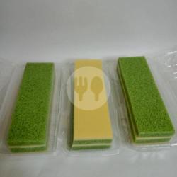 Puding Lumut Pandan Mentega