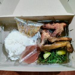 Paket Murah Nasi Box Ayam Bakar   Terong