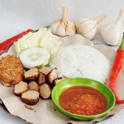 Paket Nasi Bakso Goreng