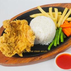 Chiken Steak Crispy (nasi)