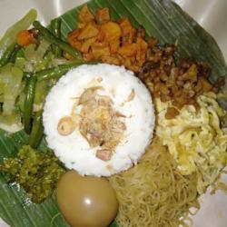 Nasi Rames   Telor Balado