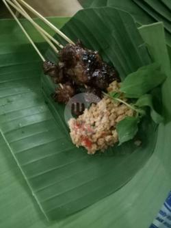 Nasi Jinggo (sate, Nasi, Oncom) 1 Porsi