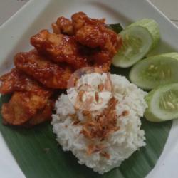 Paket Nasi, Ayam Saos Asam Manis