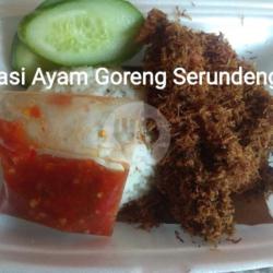 Paket Nasi Ayam Serundeng Kelapa)