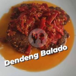 Nasi Padang Dendeng Balado