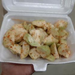 Rujak Jambu Kristal Asin Manis Pedas Sedang