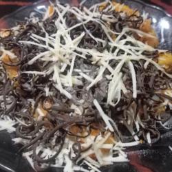 Pisang Keju Parutan Coklat