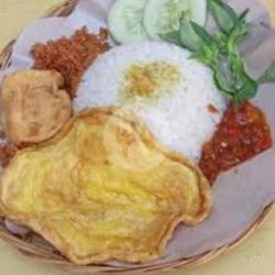 Nasi Telok Dadar Isi Tahu