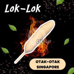Sate Otak Otak Singapore /// Loklok Suki Satay Angkringan Seafood Bakar Panggang Dengan Olesan Dan Saos Jumbo Ikan