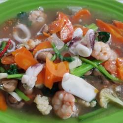 Cah Jamur Seafood (udang   Cumi)