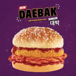 Daebak Chicken Burger