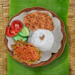 Nasi Kulit Sambal Bawang