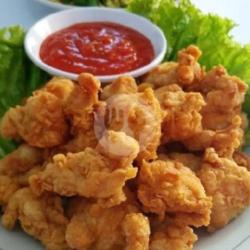 Rice Box Kids Chicken Fillet Original   Telor Dadar   Es Teh Manis Cup